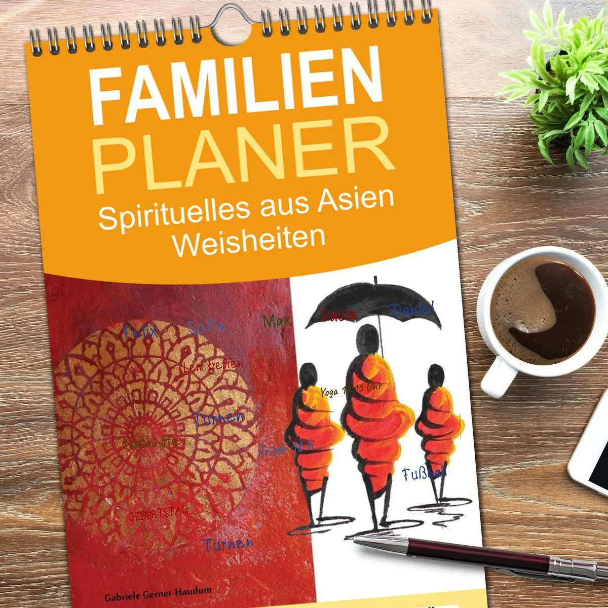 Bild: 9783516510119 | Familienplaner 2026 - Spirituelles aus Asien - Weisheiten 2026 mit...