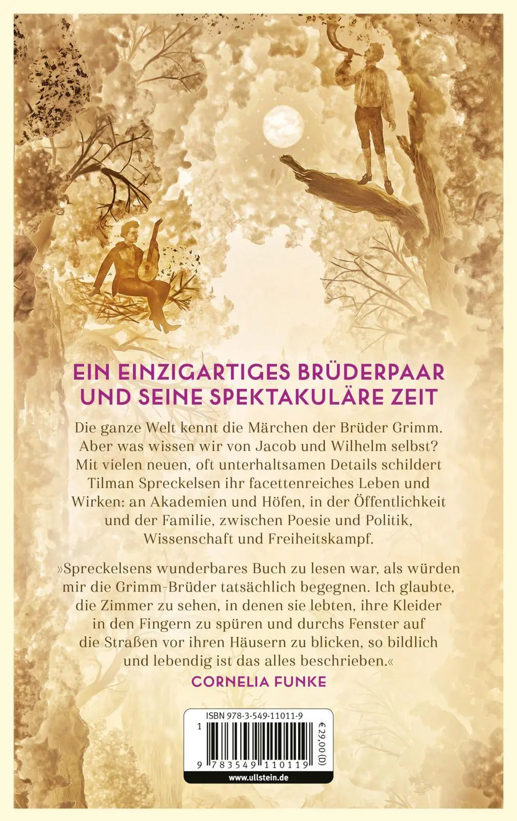 Rückseite: 9783549110119 | Fast wie im Märchen | Die Brüder Grimm und ihre Zeit | Spreckelsen
