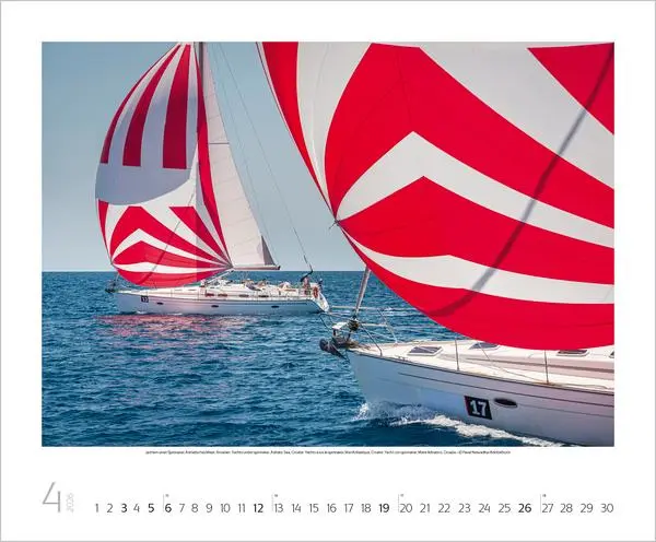 Bild: 9783731890119 | Sailing 2026 | Verlag Korsch | Kalender | Spiralbindung | 14 S. | 2026