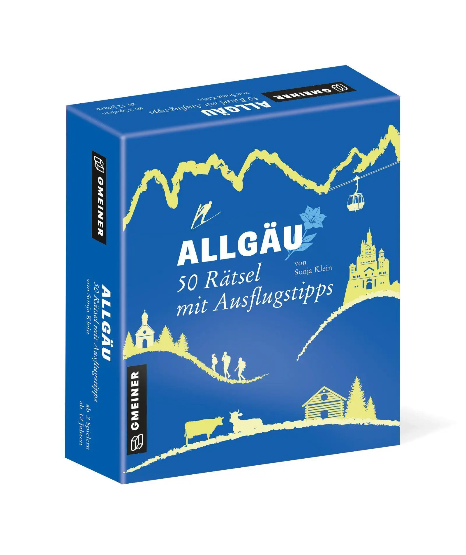 Cover: 9783780160119 | Allgäu - 50 Rätsel mit Ausflugstipps | Sonja Klein | Spiel | 16011