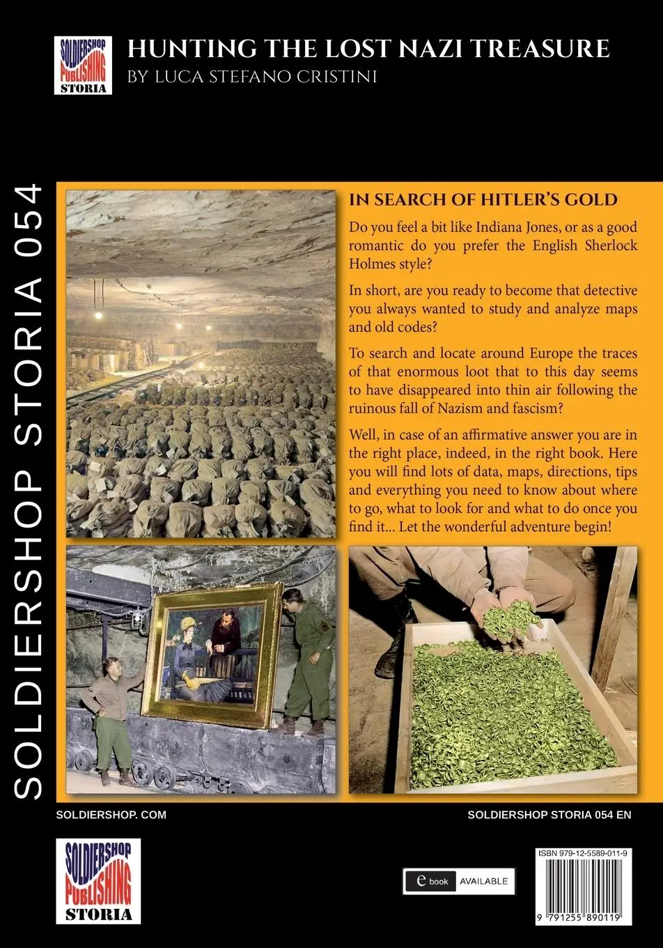 Rückseite: 9791255890119 | Hunting the lost nazi treasure | Luca Stefano Cristini | Taschenbuch