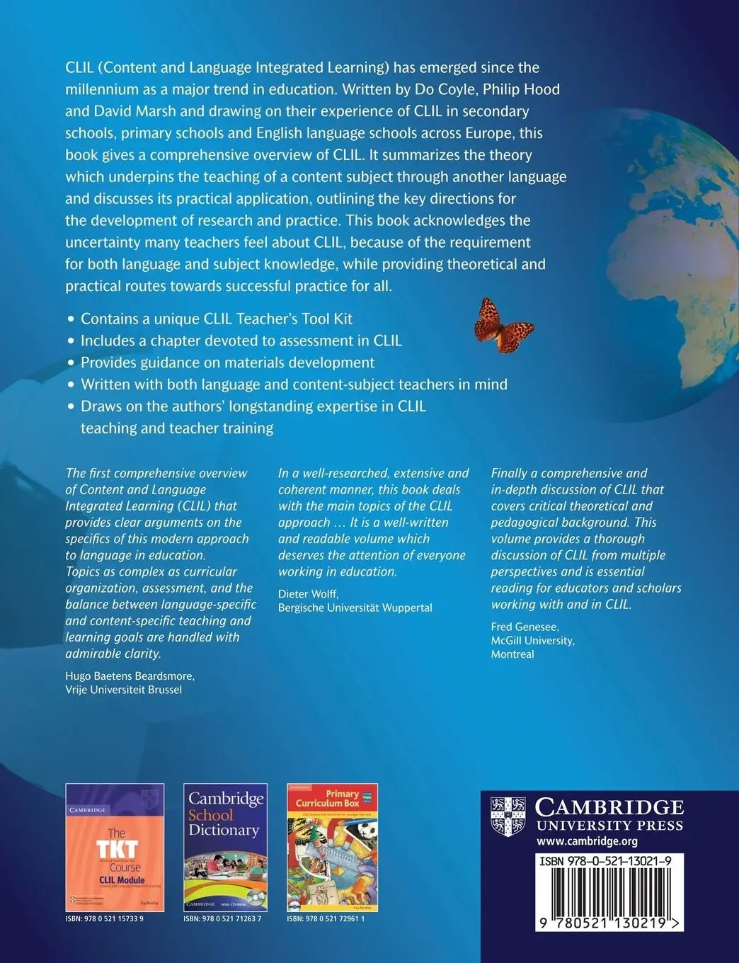 Rückseite: 9780521130219 | CLIL | Do Coyle (u. a.) | Taschenbuch | Kartoniert / Broschiert | 2010