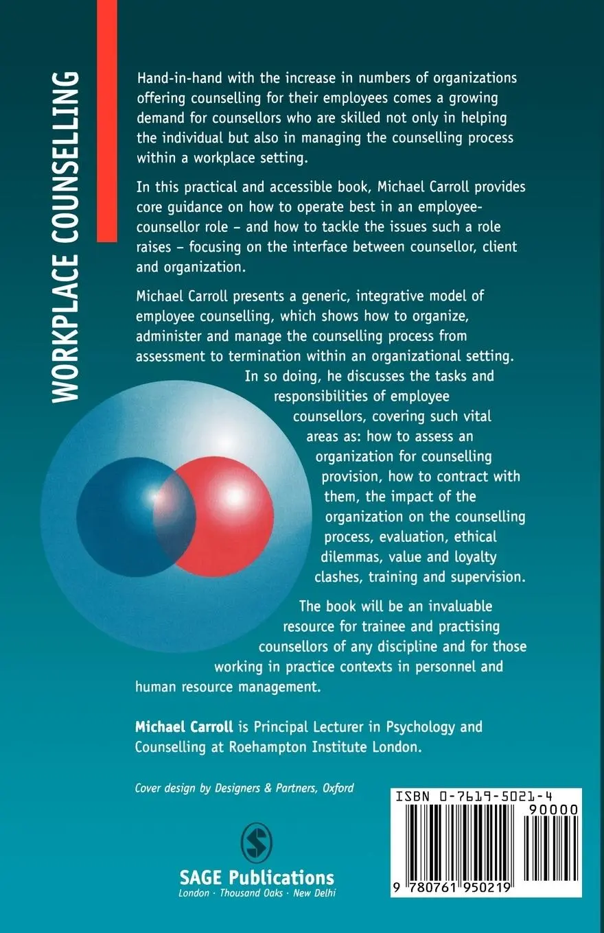 Rückseite: 9780761950219 | Workplace Counselling | A Systematic Approach to Employee Care | Buch
