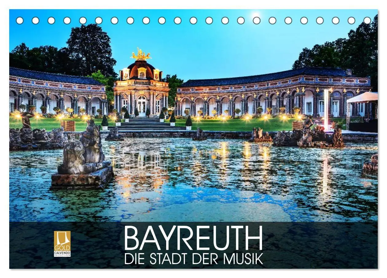 Cover: 9783457960219 | Bayreuth - die Stadt der Musik (Tischkalender 2026 DIN A5 quer),...