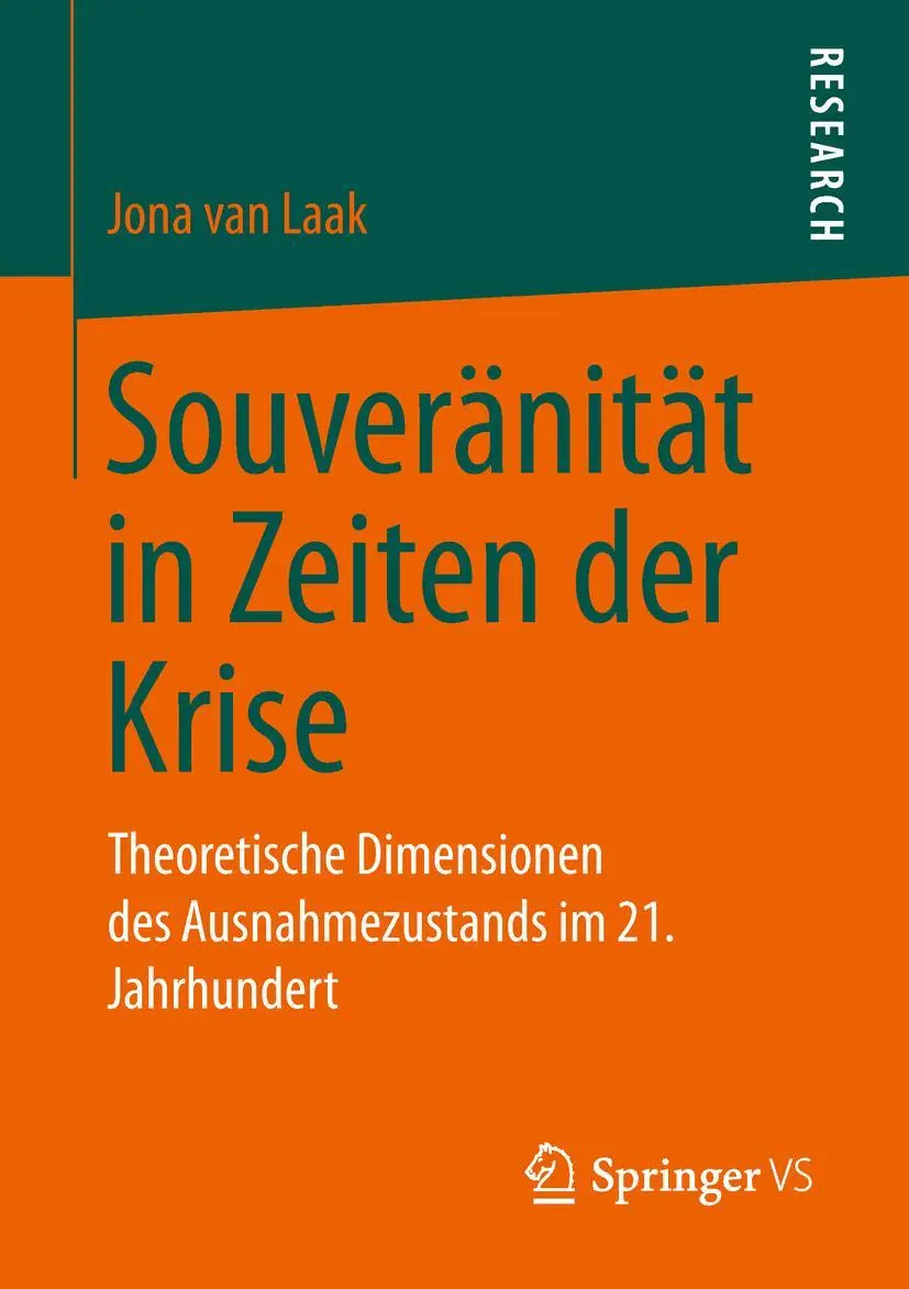 Cover: 9783658240219 | Souveränität in Zeiten der Krise | Jona van Laak | Taschenbuch | xi