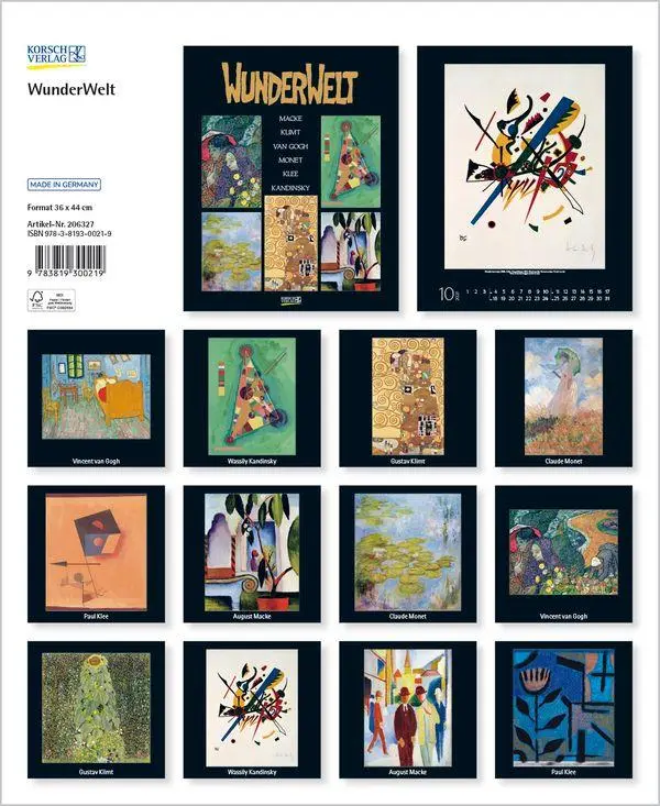 Bild: 9783819300219 | Wunderwelt 2027 | Verlag Korsch | Kalender | Spiralbindung | 14 S.