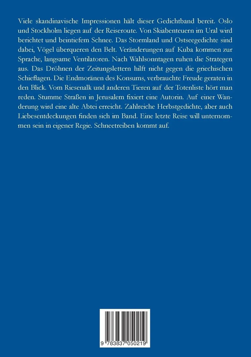 Rückseite: 9783837050219 | Nordlandwinter | Gedichte | Kurt Bott (u. a.) | Taschenbuch | 296 S.