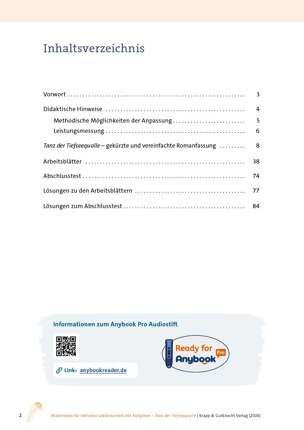 Bild: 9783963230219 | Anybook - Tanz der Tiefseequalle - Stefanie Höfler - Materialien...