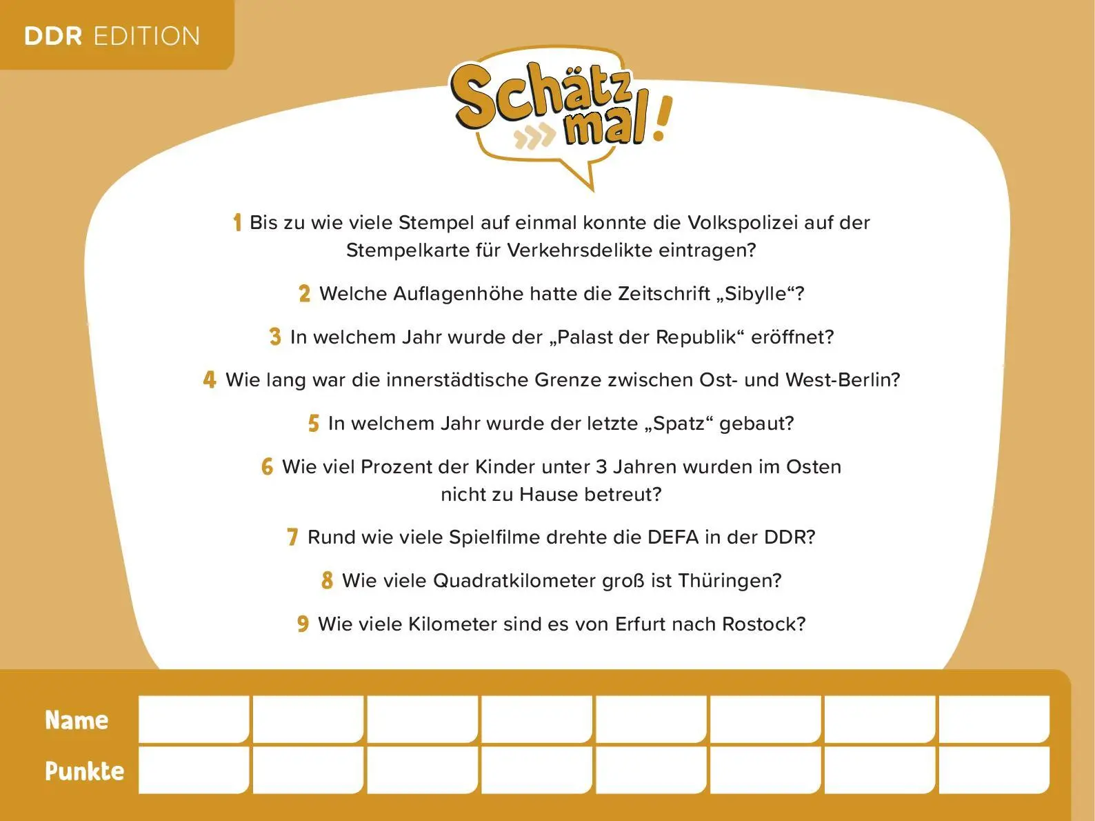 Bild: 9783989760219 | Schätz mal! DDR Edition | Taschenbuch | 96 S. | Deutsch | 2024