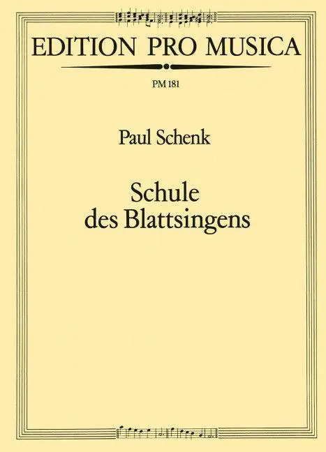 Schule des Blattsingens