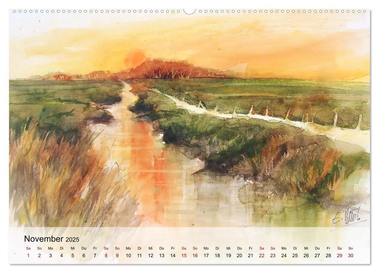 Bild: 9783383840319 | Aquarell auf Reisen - mit Eckard Funck (Wandkalender 2025 DIN A2...