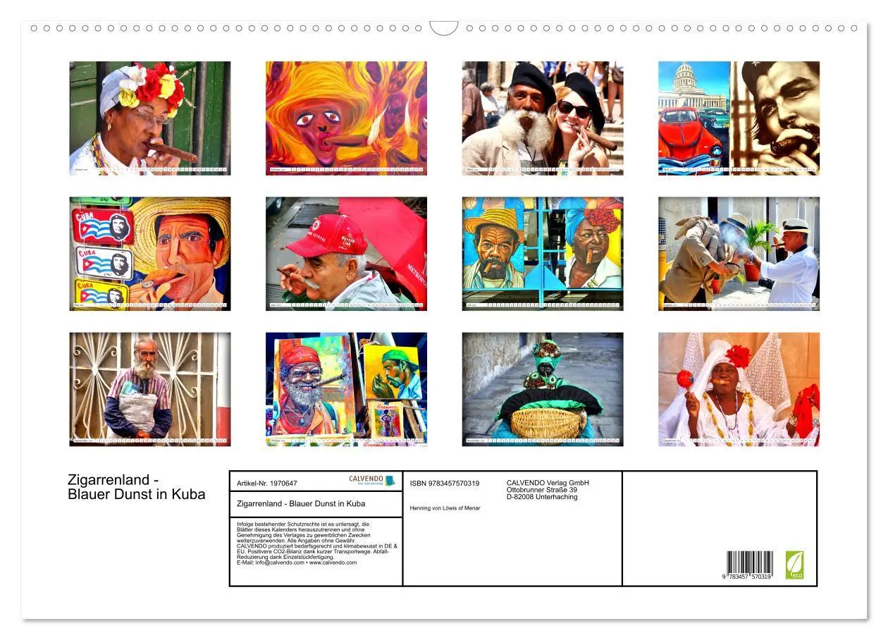 Bild: 9783457570319 | Zigarrenland - Blauer Dunst in Kuba (Wandkalender 2026 DIN A2...