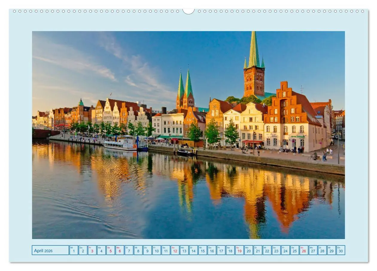Bild: 9783457640319 | Lübeck Backsteingotik an der Trave (Wandkalender 2026 DIN A2 quer),...