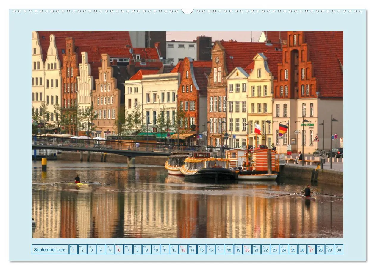 Bild: 9783457640319 | Lübeck Backsteingotik an der Trave (Wandkalender 2026 DIN A2 quer),...