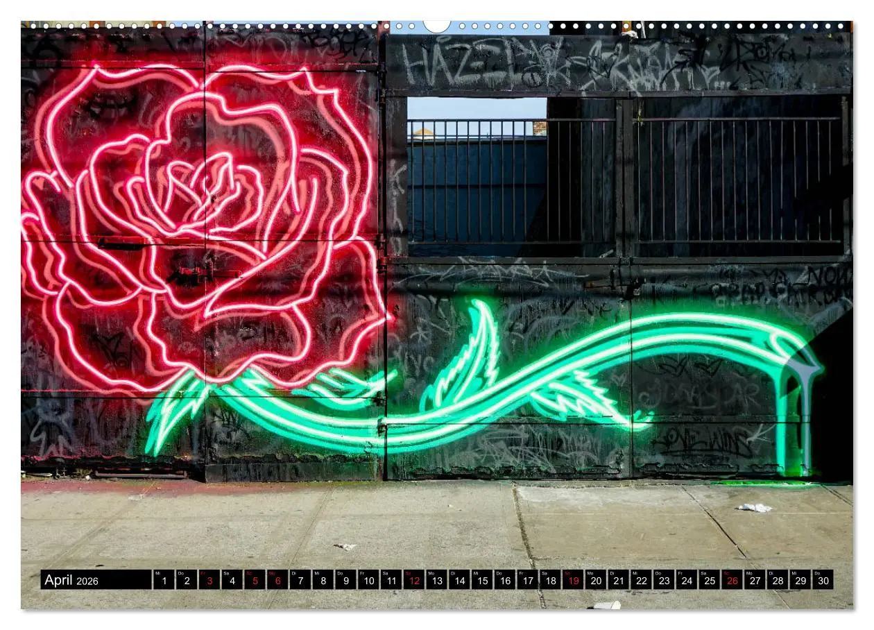 Bild: 9783457710319 | Bushwick Street Art (Wandkalender 2026 DIN A2 quer), CALVENDO...