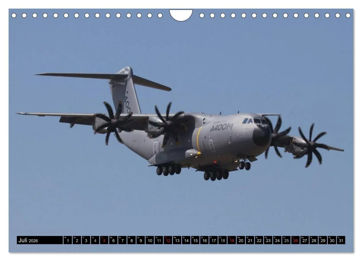 Bild: 9783457950319 | Augenblicke in der Luft: Airbus A400M (Wandkalender 2026 DIN A4...