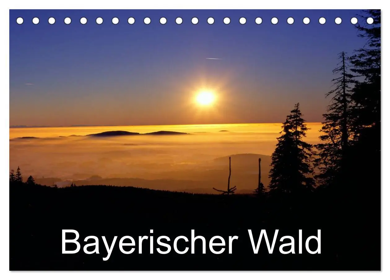 Cover: 9783516110319 | Bayerischer Wald (Tischkalender 2026 DIN A5 quer), CALVENDO...