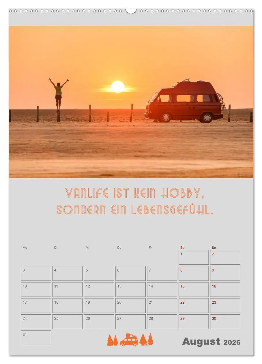 Bild: 9783516350319 | Roadtrips - Urlaub auf Rädern (Wandkalender 2026 DIN A2 hoch),...