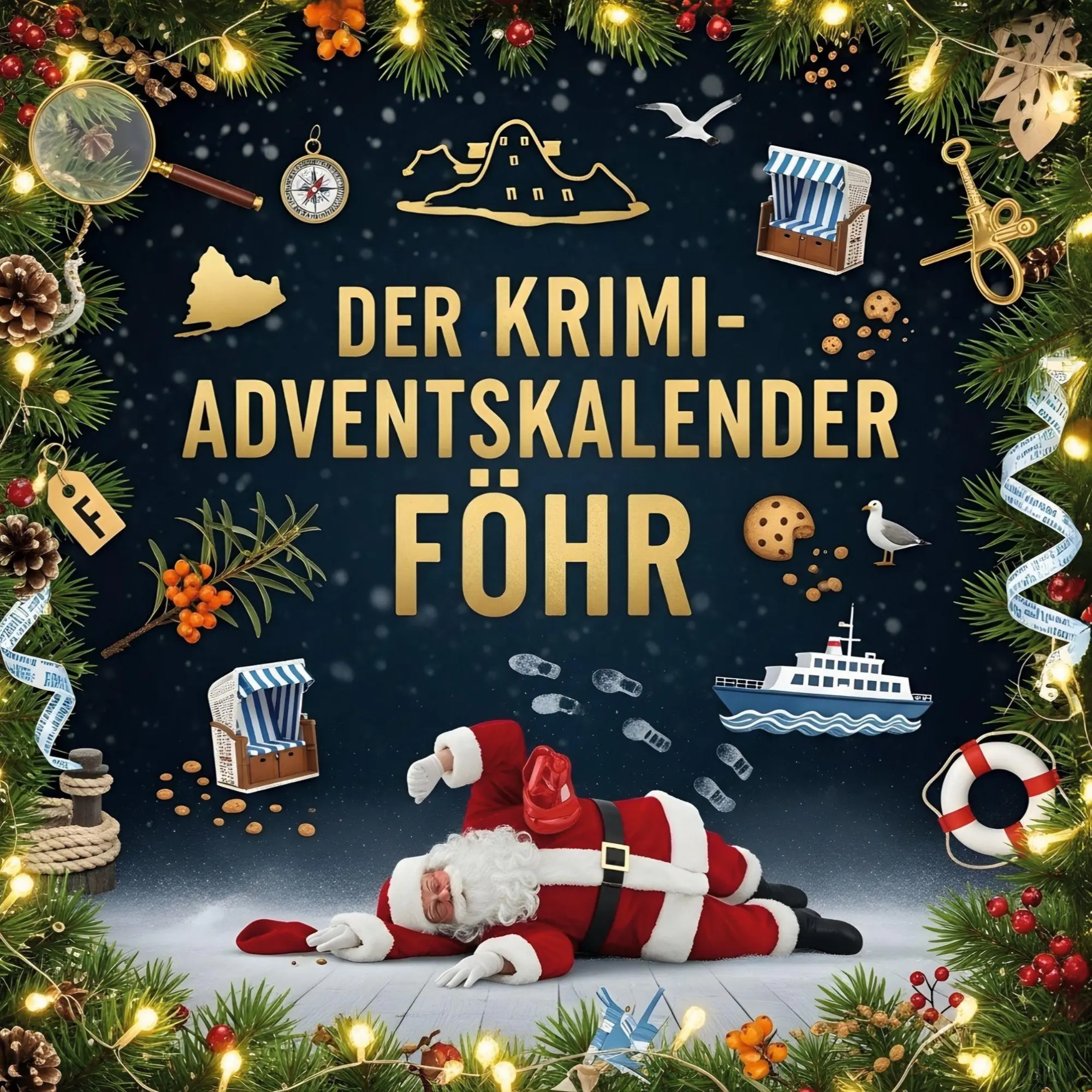 Cover: 9783695310319 | Der Krimi-Adventskalender Föhr | Mordsverdächtig in 24 Akten | Buch