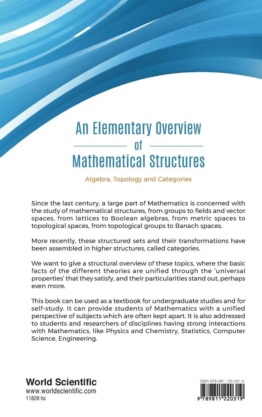 Rückseite: 9789811220319 | ELEMENTARY OVERVIEW OF MATHEMATICAL STRUCTURES, AN | Marco Grandis