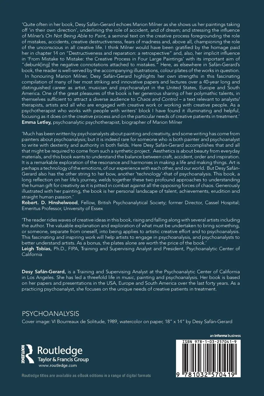 Rückseite: 9781032570419 | Chaos and Control | Desy Safan-Gerard | Taschenbuch | Englisch | 2023