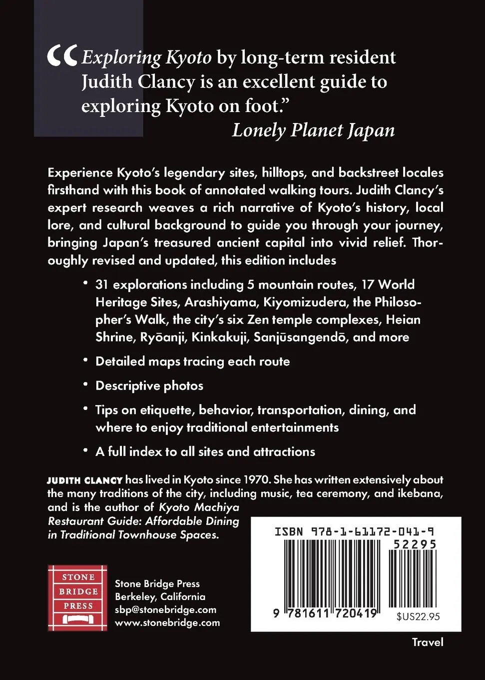 Rückseite: 9781611720419 | Exploring Kyoto, Revised Edition | On Foot in the Ancient Capital