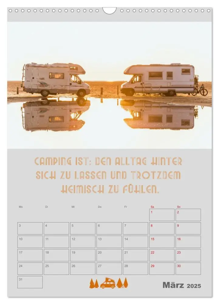 Bild: 9783435920419 | Camping - Hotel kann jeder! (Wandkalender 2025 DIN A3 hoch),...