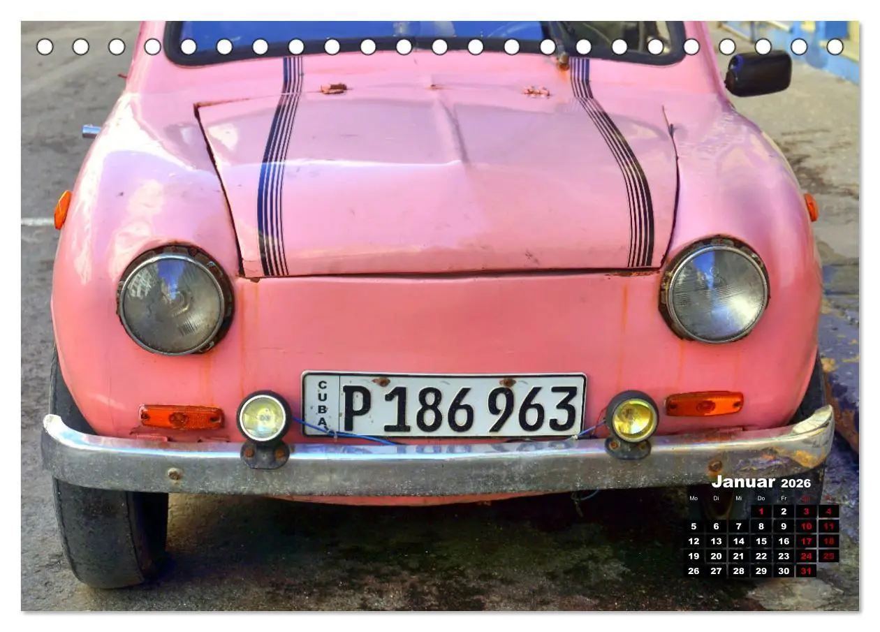 Bild: 9783457560419 | Auto-Zwerge - Europäische Kleinstwagen auf Kuba (Tischkalender 2026...