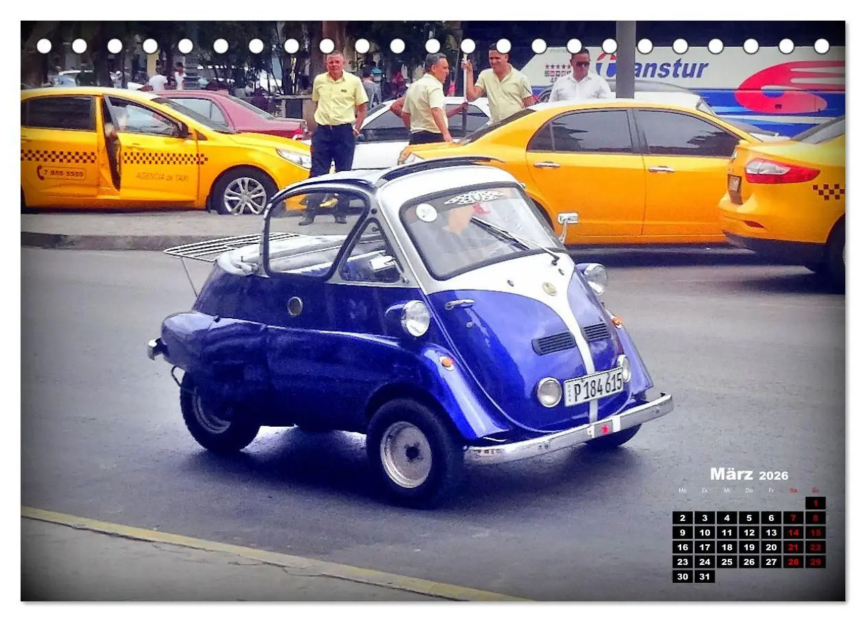 Bild: 9783457560419 | Auto-Zwerge - Europäische Kleinstwagen auf Kuba (Tischkalender 2026...