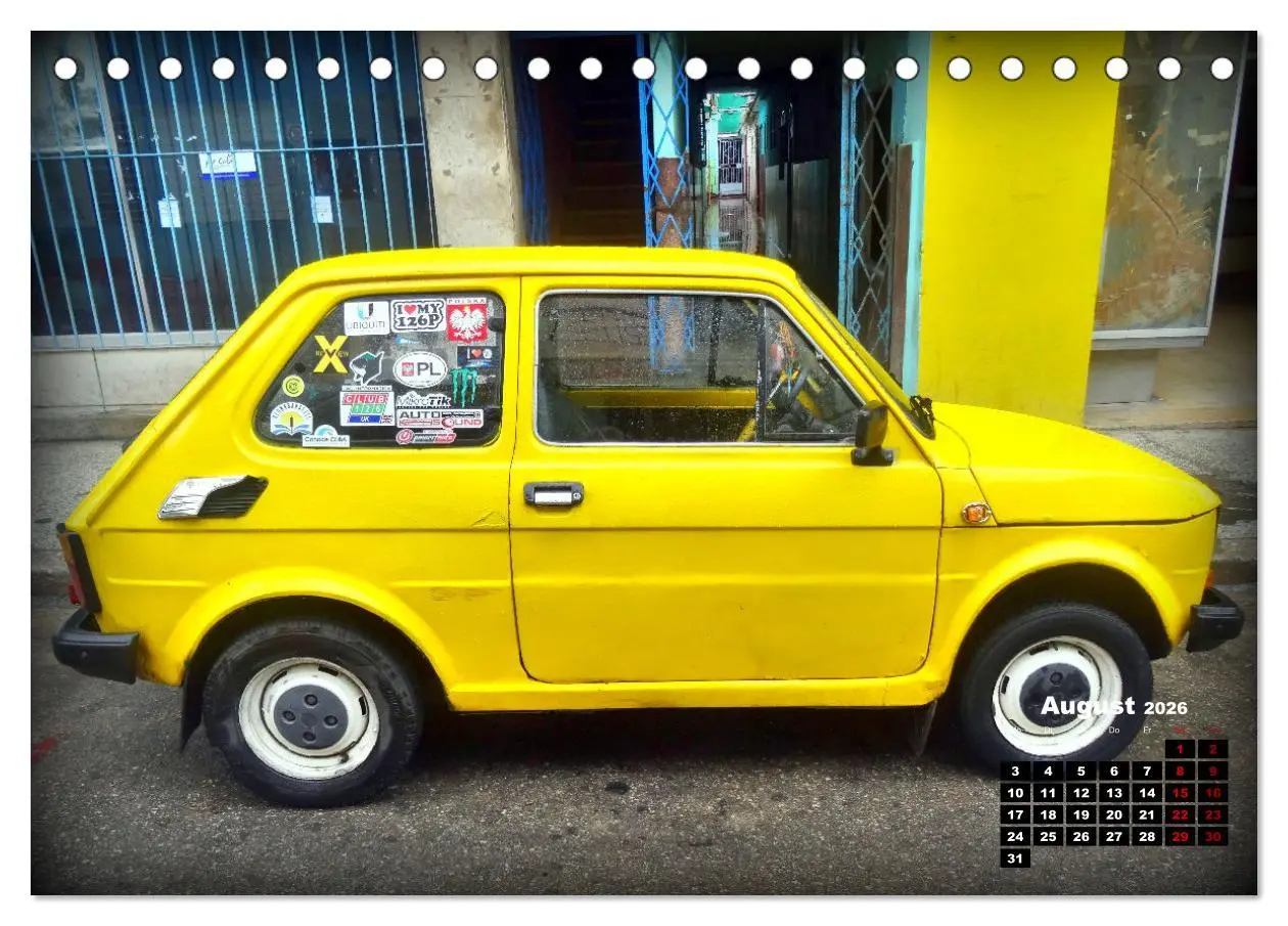 Bild: 9783457560419 | Auto-Zwerge - Europäische Kleinstwagen auf Kuba (Tischkalender 2026...
