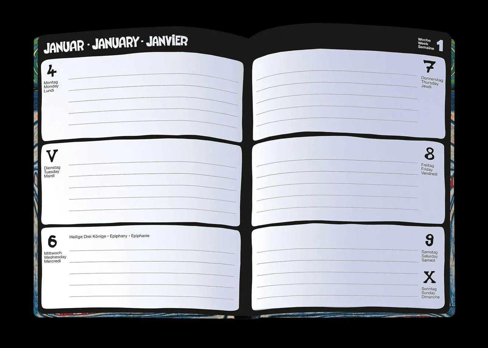 Bild: 9783910430419 | Hundertwasser Agenda 2027. Tagesplaner | Wörner Verlag GmbH | Buch