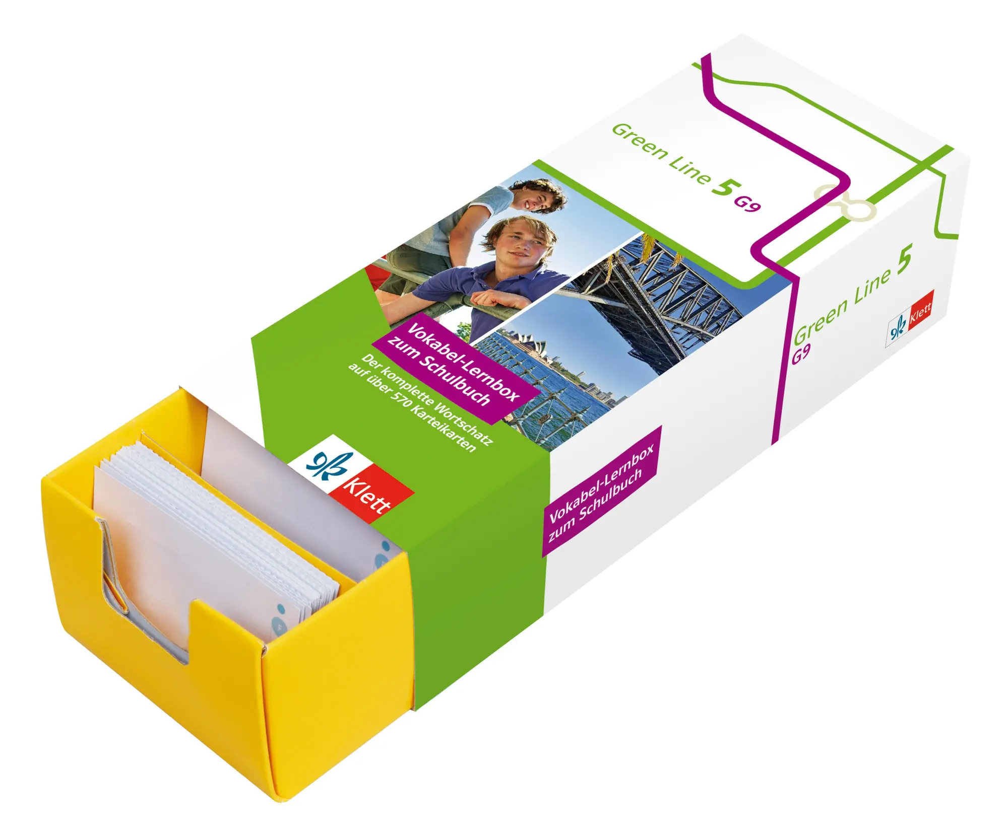 Cover: 9783129240519 | Green Line 5 G9 Klasse 9 Vokabel-Lernbox / Englisch | Taschenbuch