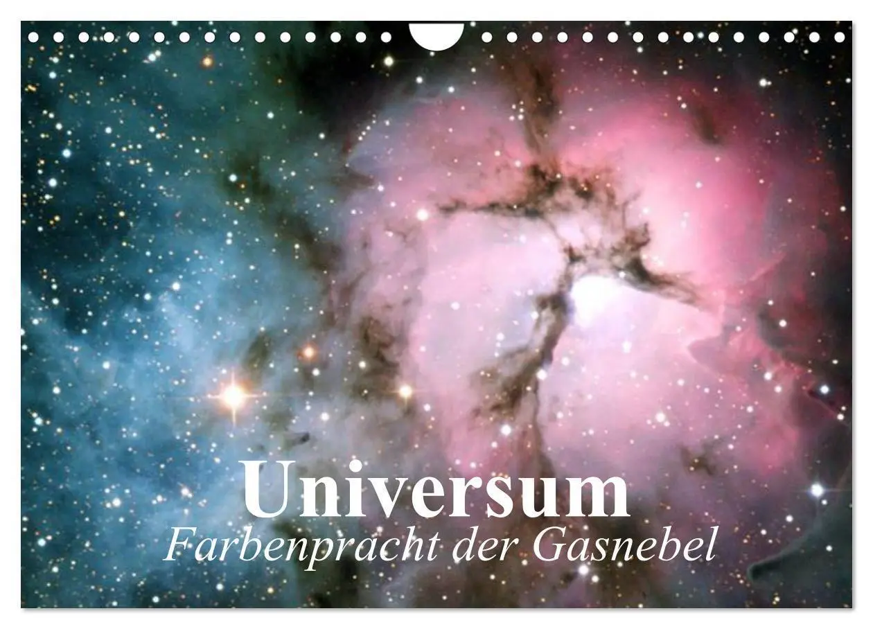 Cover: 9783435530519 | Universum. Farbenpracht der Gasnebel (Wandkalender 2025 DIN A4...