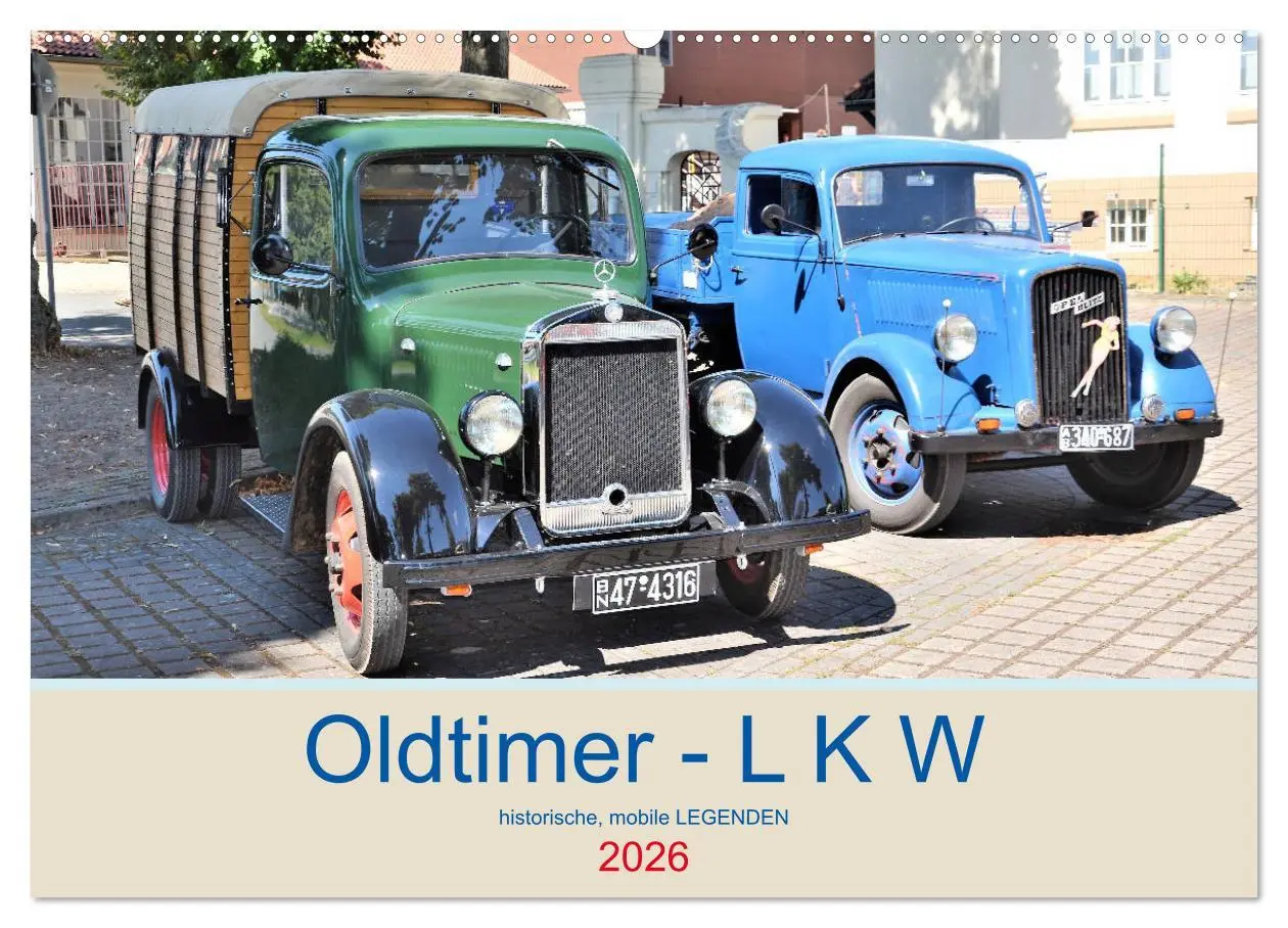 Cover: 9783457930519 | Oldtimer - L K W (Wandkalender 2026 DIN A2 quer), CALVENDO...