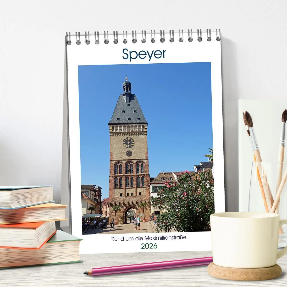 Bild: 9783516330519 | Speyer-Rund um die Maximilianstraße (Tischkalender 2026 DIN A5...