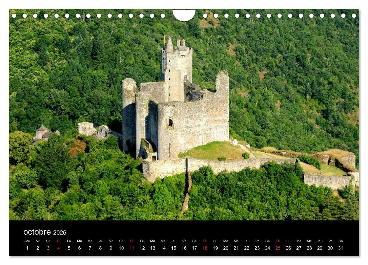 Bild: 9783516570519 | Couleurs Aveyron (Calendrier mural 2026 DIN A4 vertical), CALVENDO...