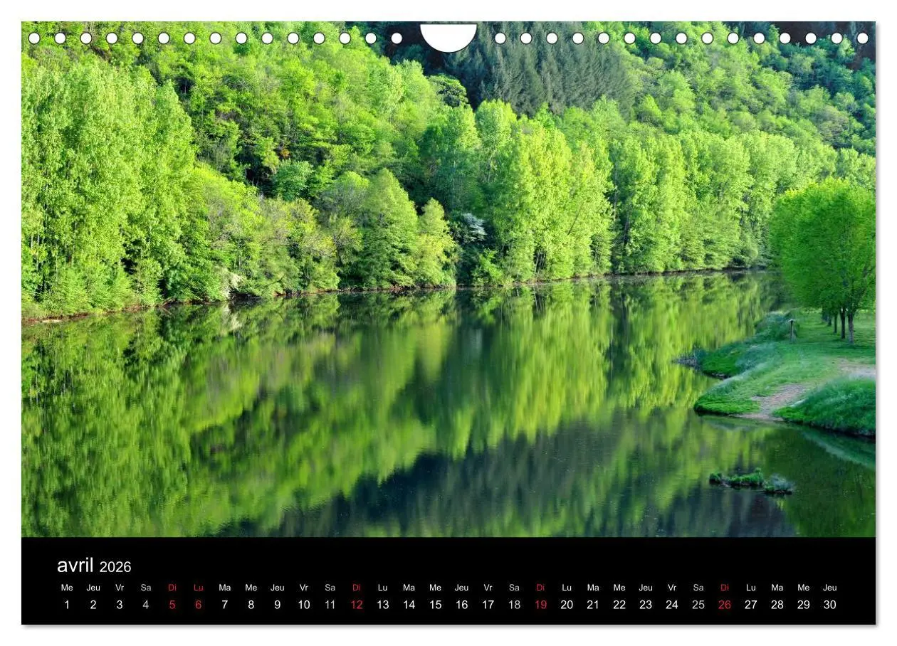Bild: 9783516570519 | Couleurs Aveyron (Calendrier mural 2026 DIN A4 vertical), CALVENDO...