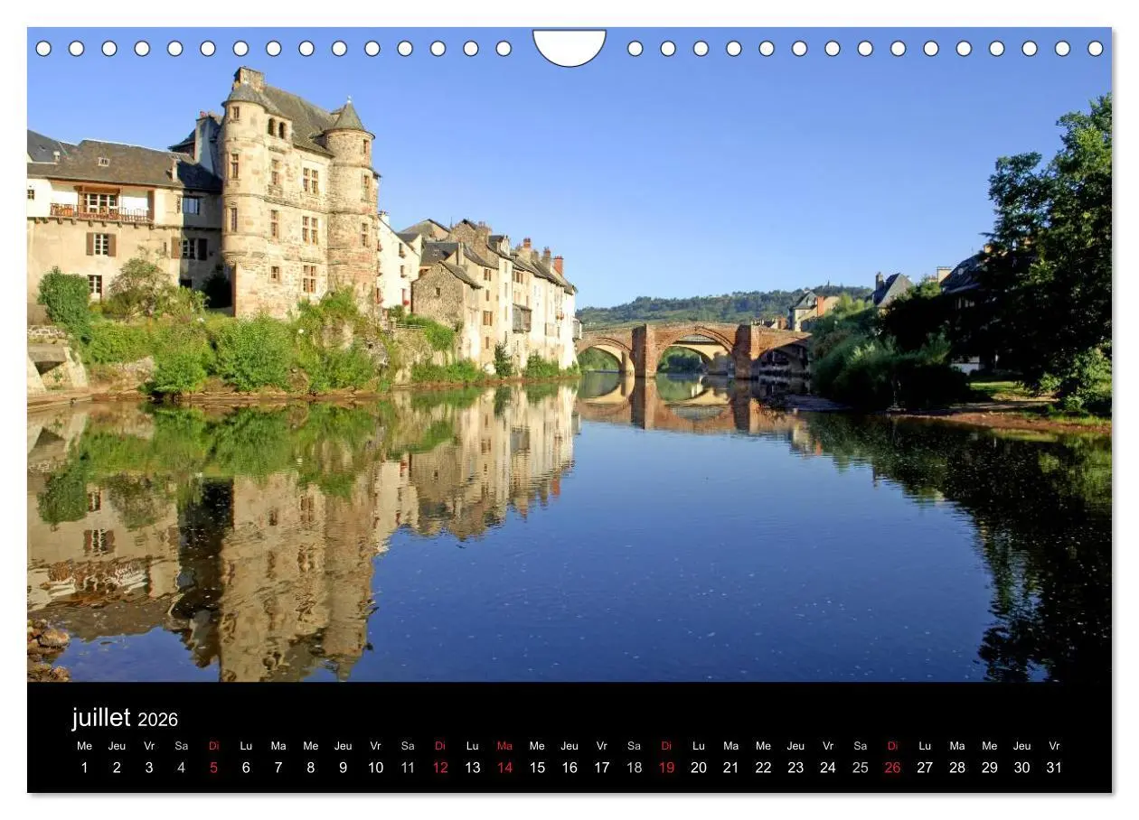 Bild: 9783516570519 | Couleurs Aveyron (Calendrier mural 2026 DIN A4 vertical), CALVENDO...