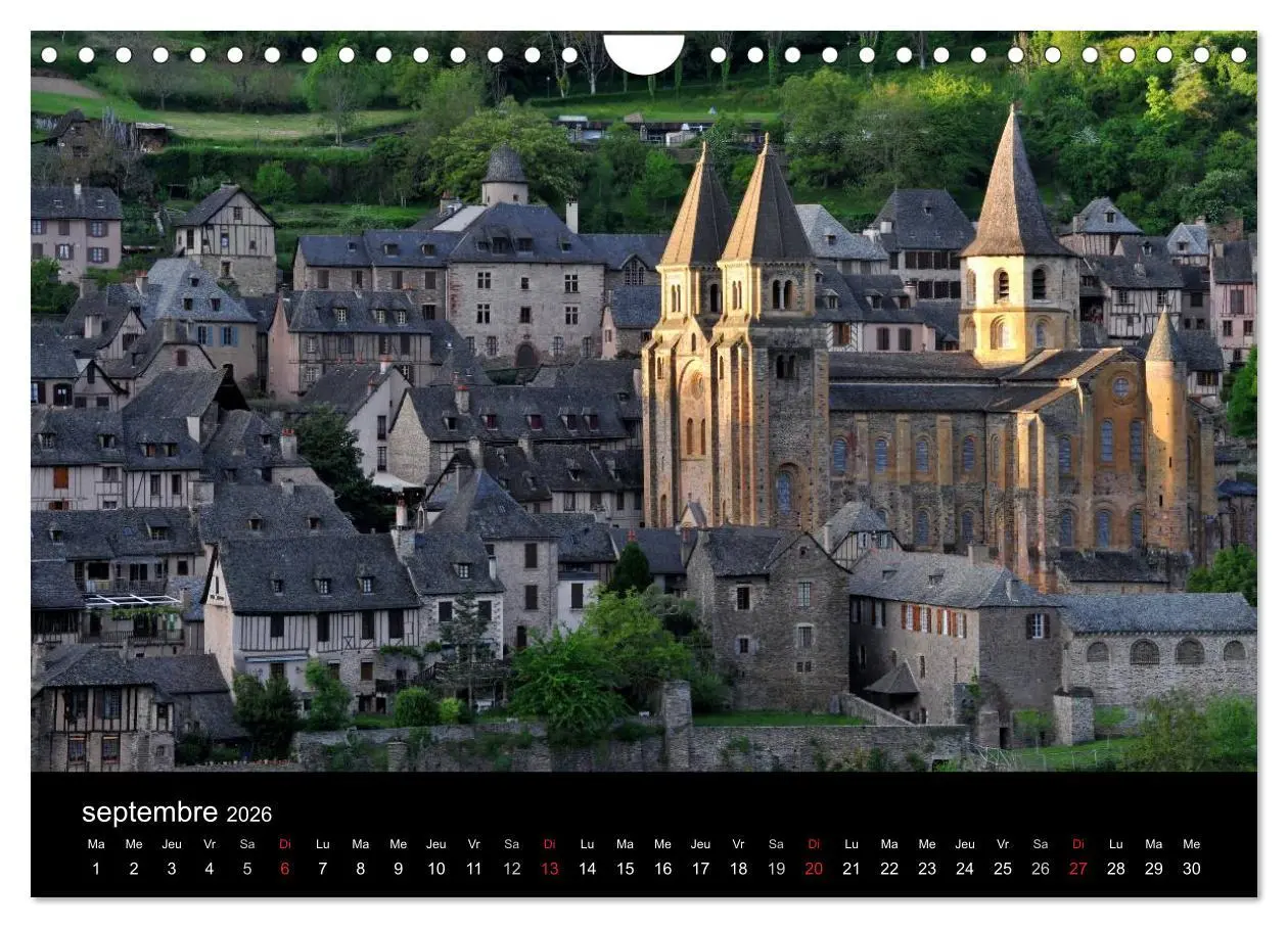 Bild: 9783516570519 | Couleurs Aveyron (Calendrier mural 2026 DIN A4 vertical), CALVENDO...