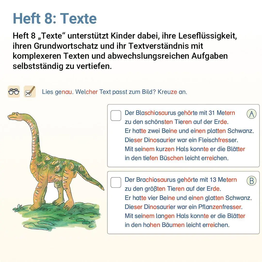 Bild: 9783619220519 | Lesen mit Rico Schnabel, Heft 8: Texte | Stefanie Drecktrah (u. a.)