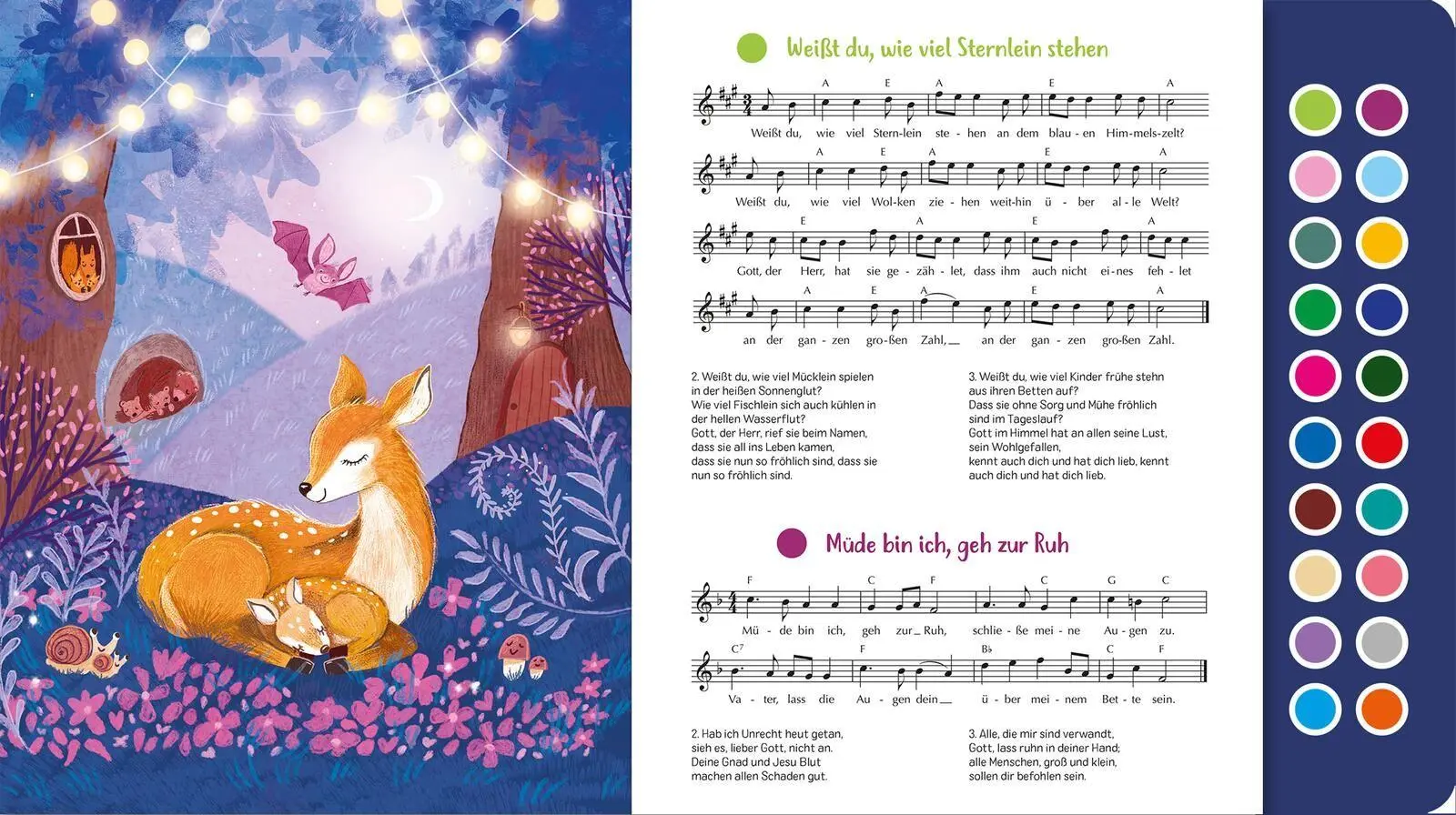 Bild: 9783845870519 | Sing mit! Gutenachtlieder | Mein erstes Liederbuch mit 20 Melodien