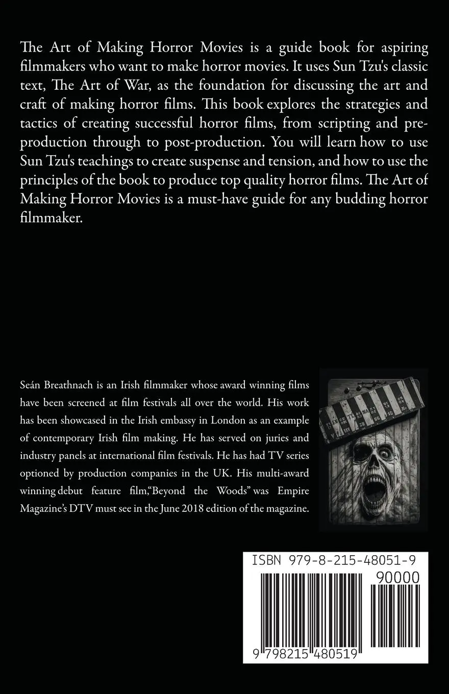 Rückseite: 9798215480519 | The Art of Making Horror Films | Sean Breathnach | Taschenbuch | 2023