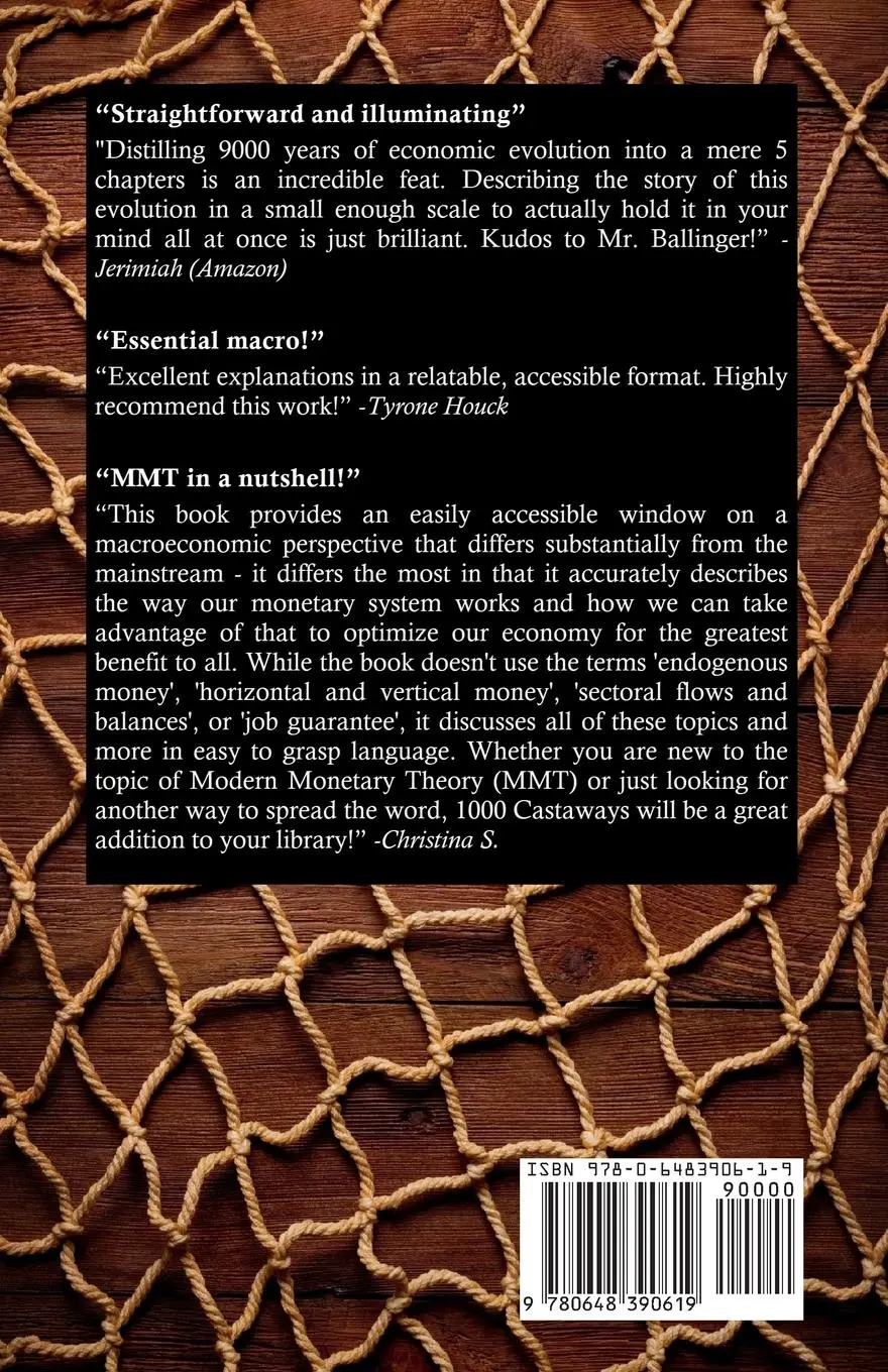 Rückseite: 9780648390619 | 1000 Castaways | Fundamentals of Economics | Clint Ballinger | Buch