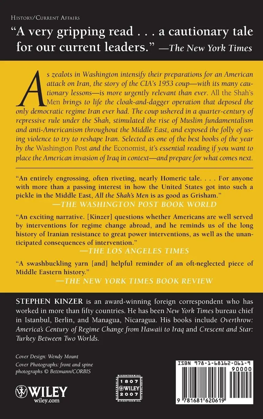 Rückseite: 9781681620619 | All the Shah's Men | Stephen Kinzer | Buch | Gebunden | Englisch