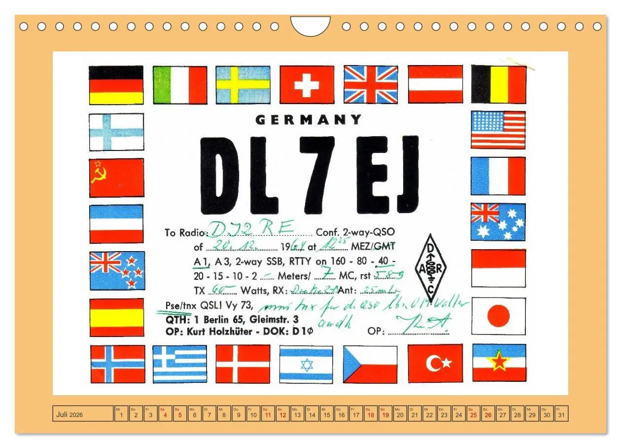 Bild: 9783457300619 | Amateurfunk in West-Berlin (Wandkalender 2026 DIN A4 quer),...