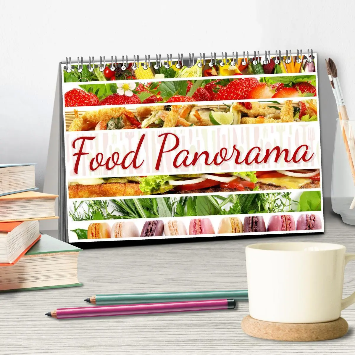 Bild: 9783457780619 | Food Panorama - Küchenkalender 2026 (Tischkalender 2026 DIN A5...