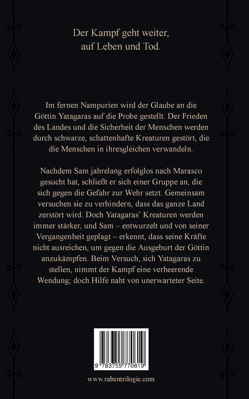 Rückseite: 9783755770619 | Die Wächter der Wüste | Die Raben Trilogie 2 | Manel Cass. Larroh
