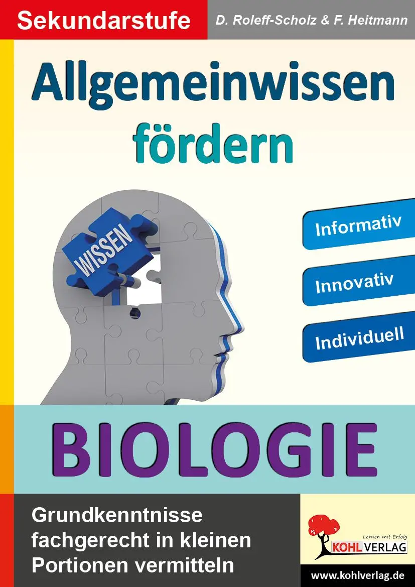 Cover: 9783955130619 | Allgemeinwissen fördern Biologie | Dorle Roleff-Scholz | Buch | 80 S.
