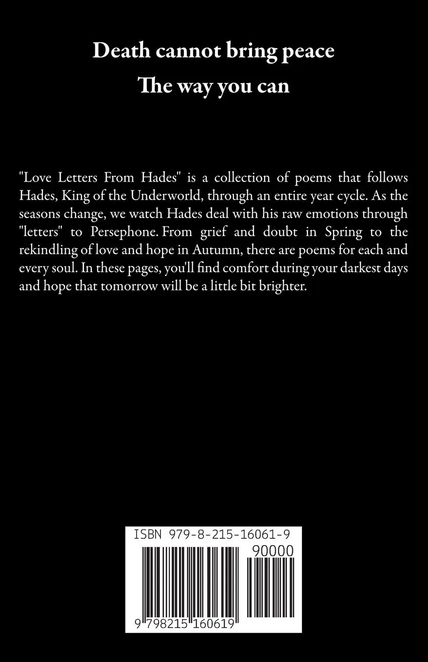 Rückseite: 9798215160619 | Love Letters From Hades | Emily Brandt | Taschenbuch | Englisch | 2023