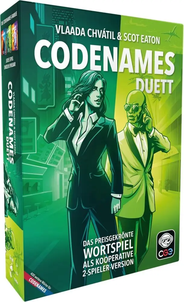 Cover: 4260664070719 | Codenames Duett | Kooperatives Assoziationsspiel | Vlaada Chvátil